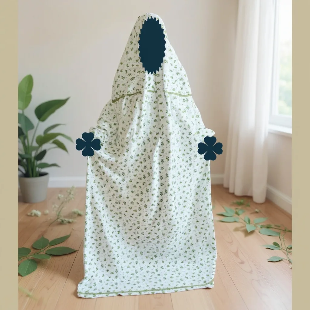 Full Long Nikabi Salat Hijab CF107